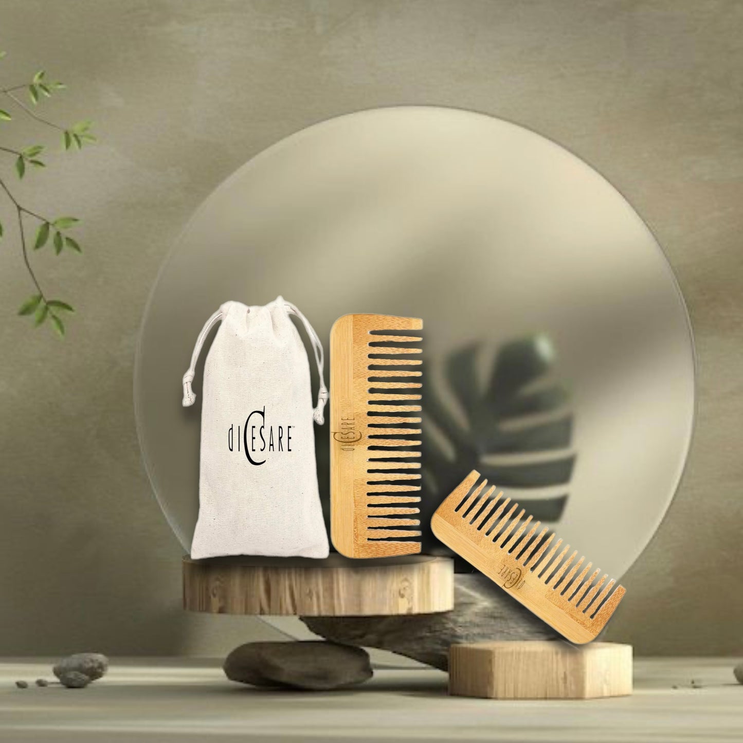NATURAL BAMBOO STRESSLESS COMB