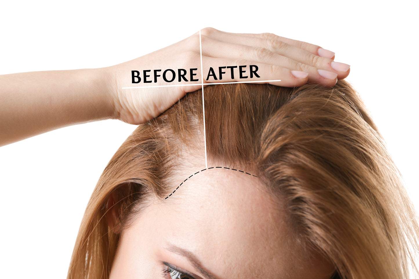 2-n-1 Thicken Natural Hair Builder -Light Brown-