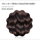 2-n-1 Thicken Natural Hair Builder -Dark Brown-
