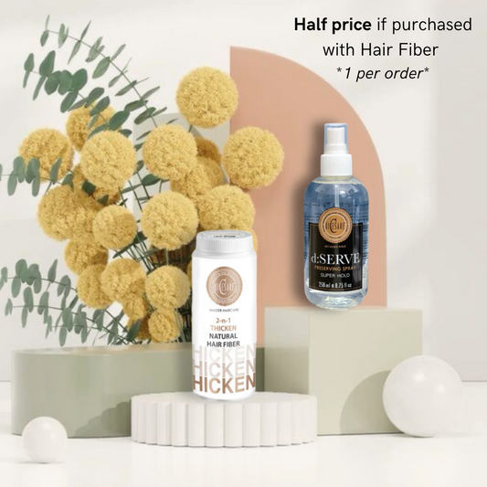Hair Fiber and 50% off d:SERVE